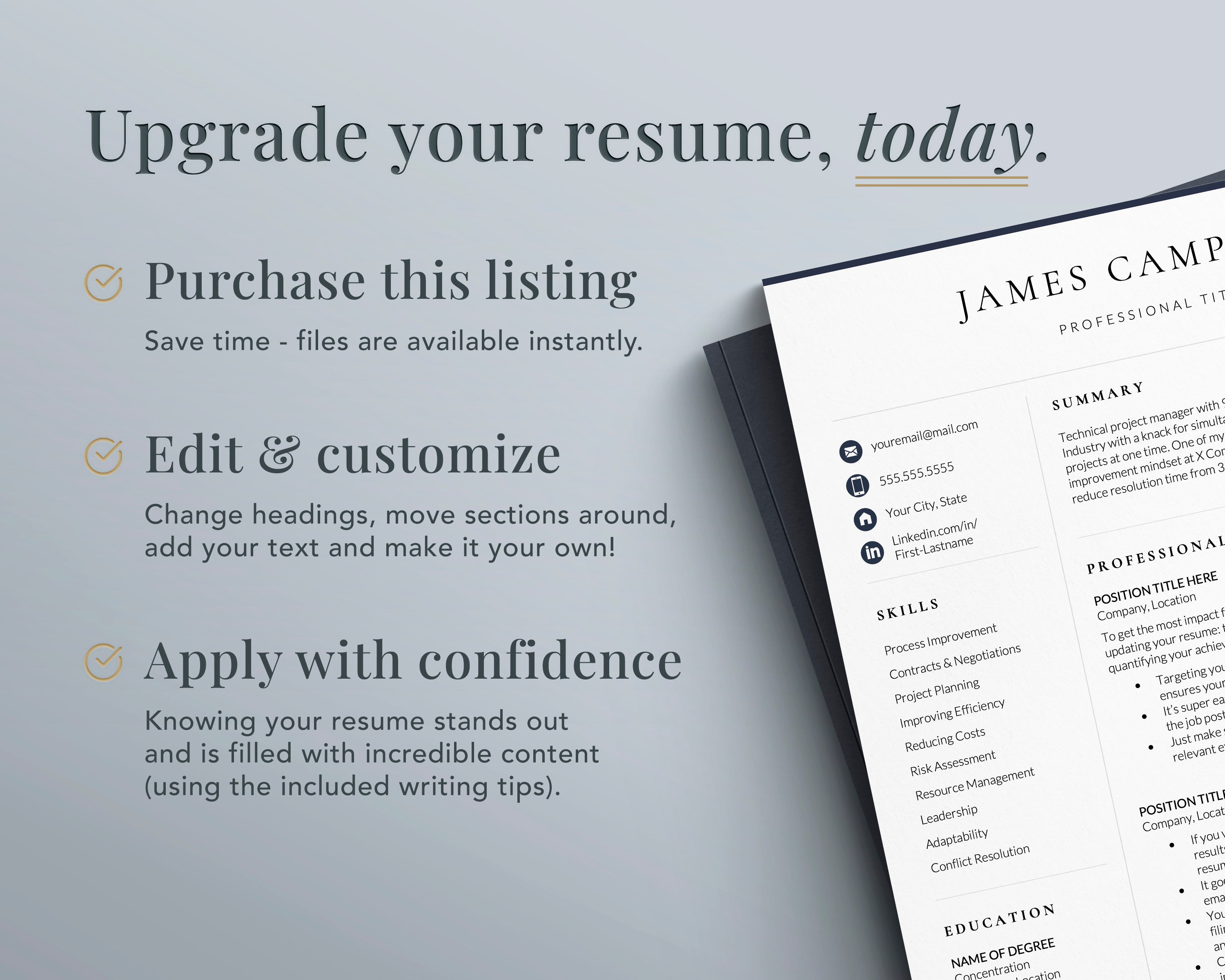 c level suite resume