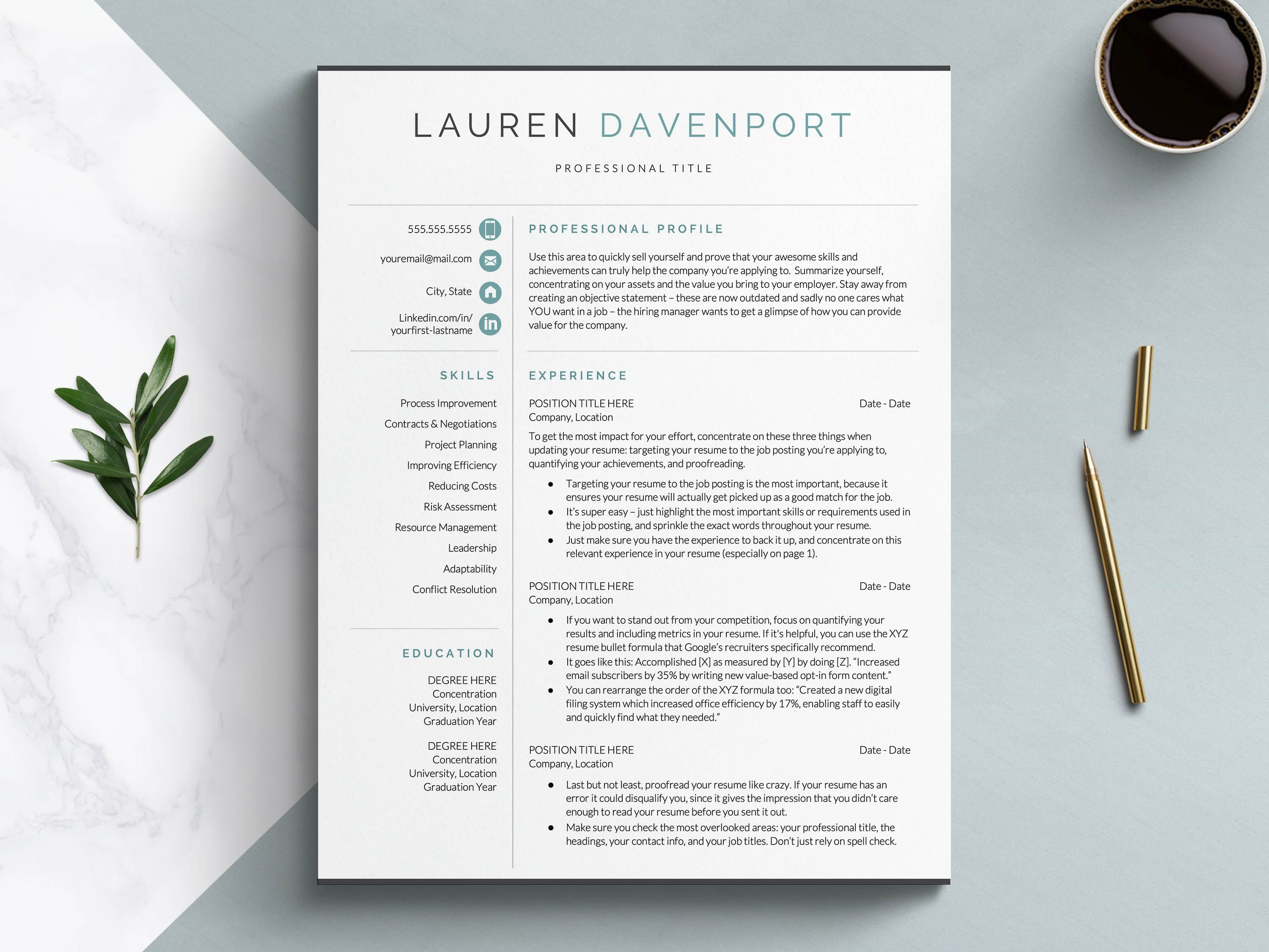 Retail shop resume, sales associate resume template for word